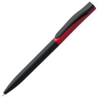 Ручка шариковая Pin Fashion, черно-красный металлик