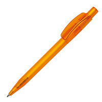 Ручка шариковая PIXEL FROST, оранжевый, пластик