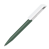 Ручка шариковая ZINK RE, темно-зеленый, переработанный пластик