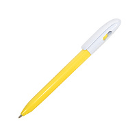 LEVEL, ручка шариковая, желтый, пластик