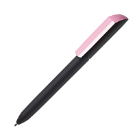 Ручка шариковая FLOW PURE, покрытие soft touch, светло-розовый, пластик