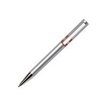Ручка шариковая ETHIC, красный, пластик, металл