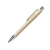 Ручка шариковая MOOD, покрытие soft touch, бежевый, пластик, металл
