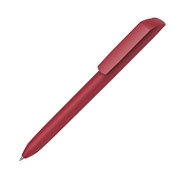 Ручка шариковая FLOW PURE, покрытие soft touch, красный, пластик