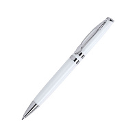 SERUX, ручка шариковая, белый, пластик, металл