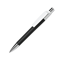 Ручка шариковая MOOD, покрытие soft touch, черный, пластик, металл