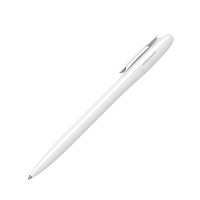 Ручка шариковая BAY AB, белый, антибактериальный пластик