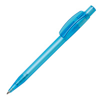 Ручка шариковая PIXEL FROST, бирюзовый, пластик