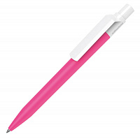 Ручка шариковая DOT ANTIBACTERIAL, антибактериальное покрытие, розовый, пластик