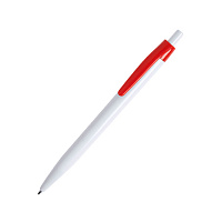 KIFIC, ручка шариковая, белый/красный, пластик