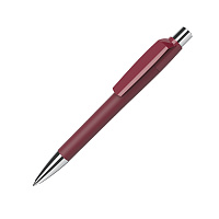 Ручка шариковая MOOD, покрытие soft touch, бордовый, пластик, металл
