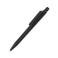 Ручка шариковая DOT, черный, матовое покрытие, пластик