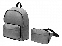 Рюкзак из переработанного пластика «Extend» 2-в-1 с поясной сумкой