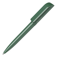 Ручка шариковая TAG GREEN RECYCLED ANTIBACTERIAL, антибактериальное покрытие, темно-зеленый, пластик
