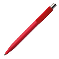 Ручка шариковая PIXEL, покрытие soft touch, красный, пластик