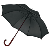 Зонт-трость светоотражающий Unit Reflect, черный