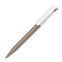 Ручка шариковая ZINK RE, коричневый, переработанный пластик