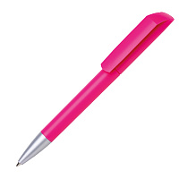 Ручка шариковая FLOW, розовый, пластик