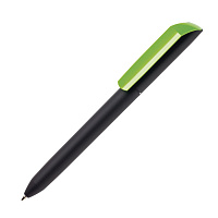 Ручка шариковая FLOW PURE, покрытие soft touch, неоновый зеленый, пластик