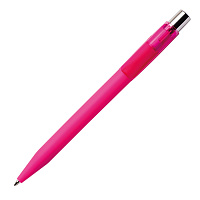 Ручка шариковая PIXEL, покрытие soft touch, розовый, пластик