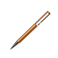 Ручка шариковая ETHIC, металлизированное покрытие, оранжевый, пластик, металл