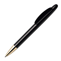 Ручка шариковая ICON GOLD, черный, пластик