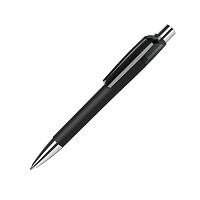 Ручка шариковая MOOD, покрытие soft touch, темно-серый, пластик, металл