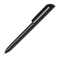 Ручка шариковая FLOW PURE, глянцевый корпус, черный, пластик