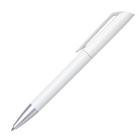 Ручка шариковая FLOW, белый, пластик