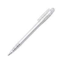 Ручка шариковая BAY FROST, прозрачный белый, пластик