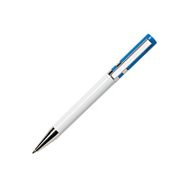 Ручка шариковая ETHIC, лазурный, пластик, металл