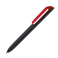 Ручка шариковая FLOW PURE, покрытие soft touch, красный, пластик