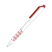 N11, ручка шариковая, красный, пластик