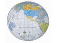 Мяч надувной пляжный «Globe»