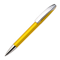 Ручка шариковая VIEW, желтый, пластик, металл