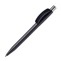 Ручка шариковая PIXEL CHROME, черный, пластик