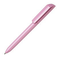 Ручка шариковая FLOW PURE, глянцевый корпус, светло-розовый, пластик