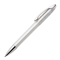 Ручка шариковая VIEW, прозрачный белый, пластик, металл