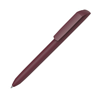 Ручка шариковая FLOW PURE, покрытие soft touch, бордовый, пластик
