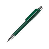 Ручка шариковая MOOD, покрытие soft touch, темно-зеленый, пластик, металл
