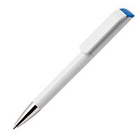 Ручка шариковая TAG, лазурный, пластик