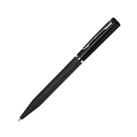 M1, ручка шариковая, черный, пластик, металл, софт-покрытие