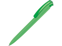 Ручка пластиковая шариковая трехгранная Trinity K transparent Gum soft-touch