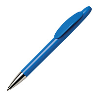 Ручка шариковая ICON CHROME, лазурный, пластик