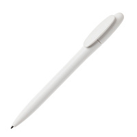 Ручка шариковая BAY, белый, непрозрачный пластик
