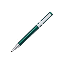 Ручка шариковая ETHIC, металлизированное покрытие, темно-зеленый, пластик, металл