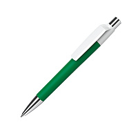 Ручка шариковая MOOD, покрытие soft touch, зеленый, пластик, металл