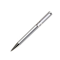 Ручка шариковая ETHIC, серебристый/хром, пластик, металл
