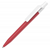 Ручка шариковая DOT ANTIBACTERIAL, антибактериальное покрытие, красный, пластик