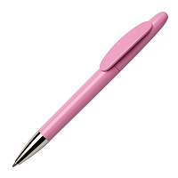 Ручка шариковая ICON CHROME, светло-розовый, пластик